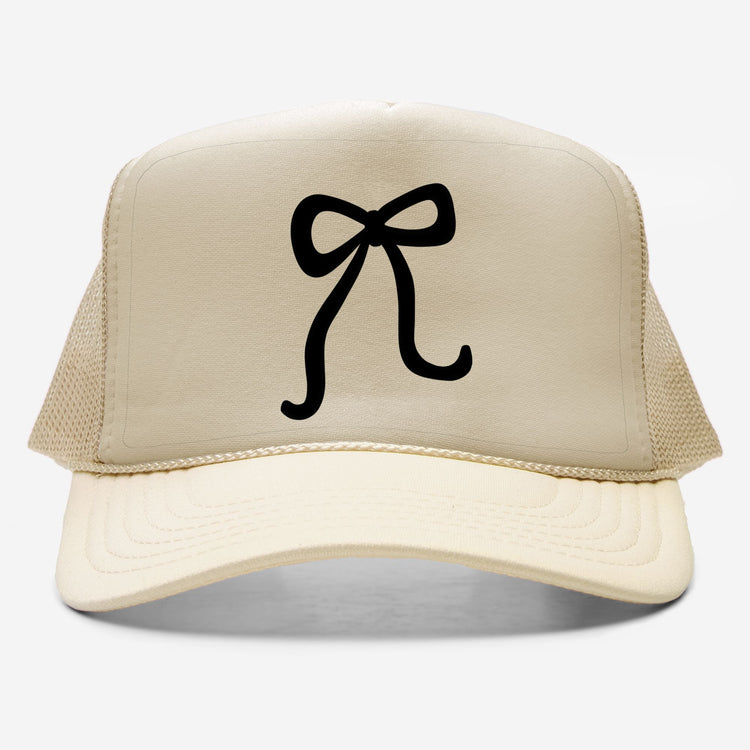 Bow Embroidered Trucker Hat