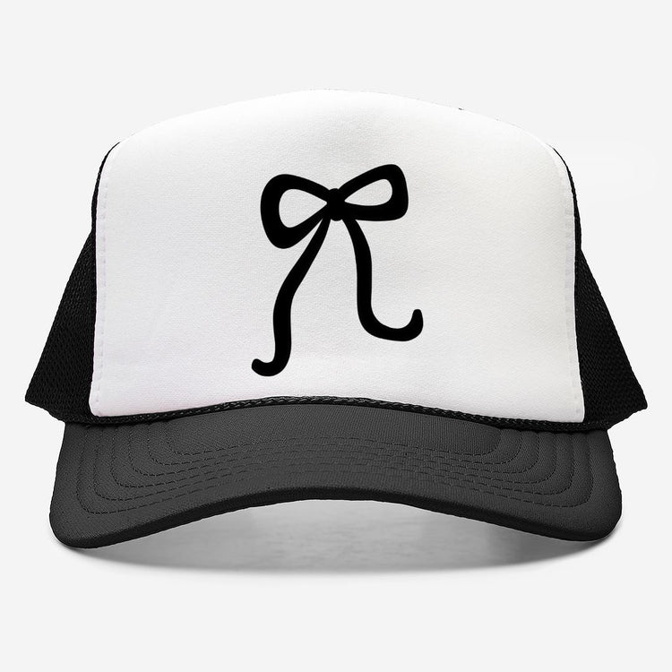 Bow Embroidered Trucker Hat