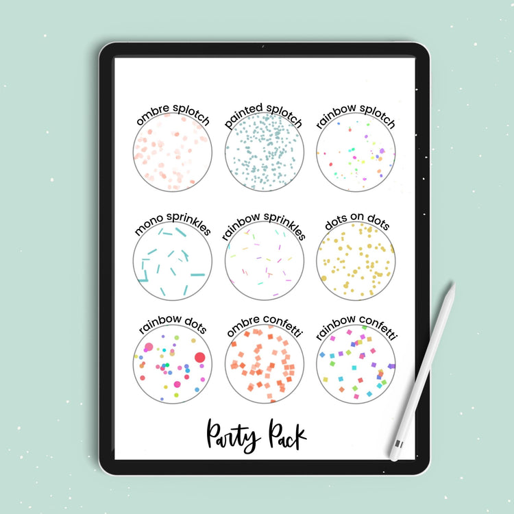 Party Pack Collection | Brushes for Procreate