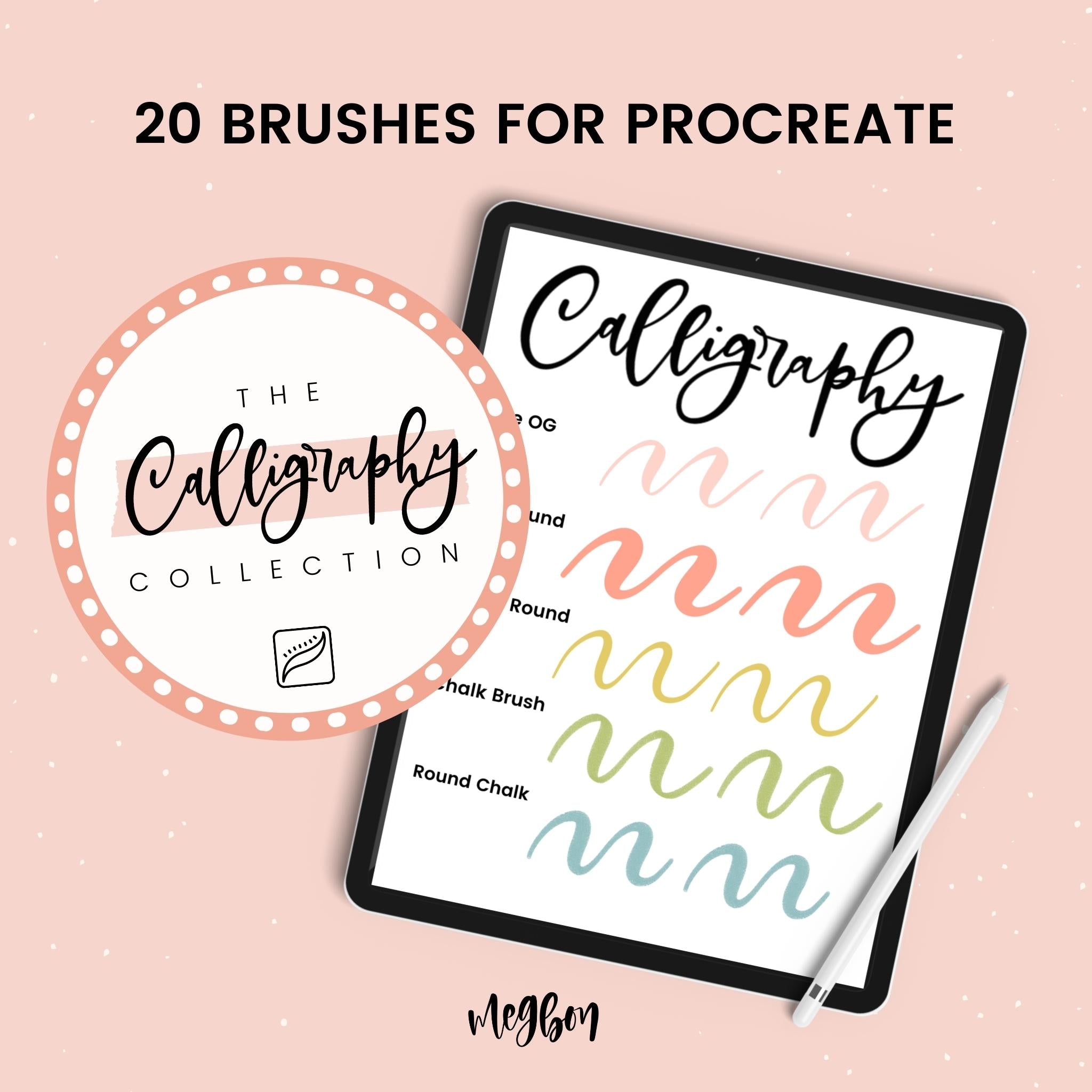 Procreate shop calligraphy brushes