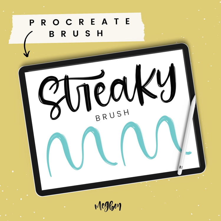 The Streaky Brush | Brush for Procreate