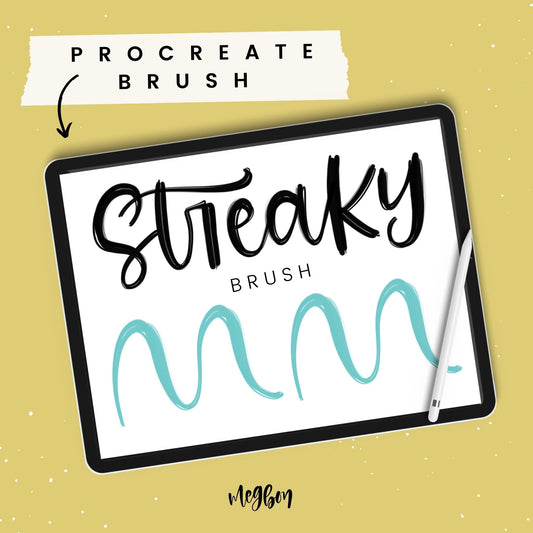 The Streaky Brush | Brush for Procreate
