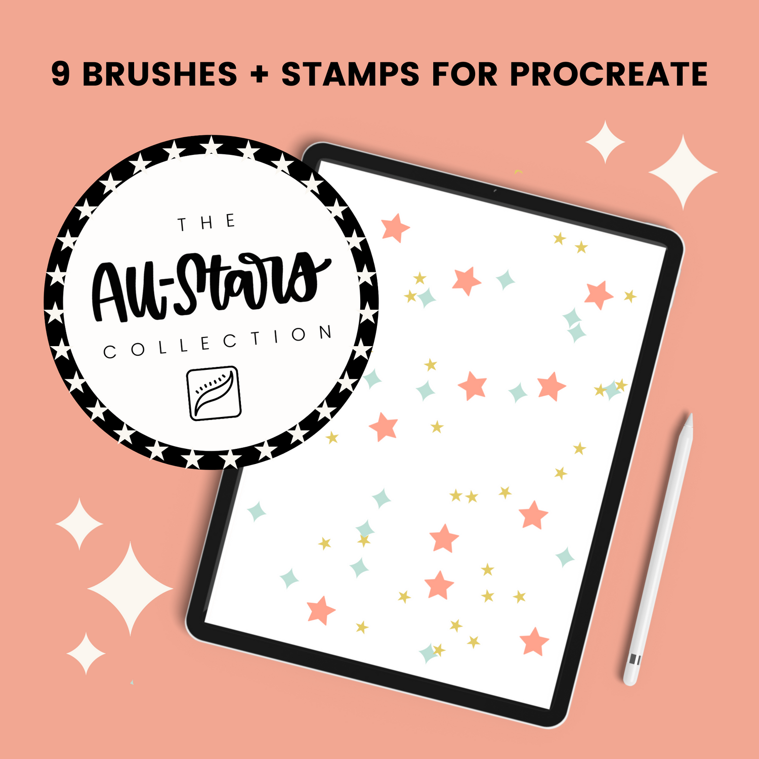 All Stars Brush Collection  Brushes for Procreate – MEG BON LLC